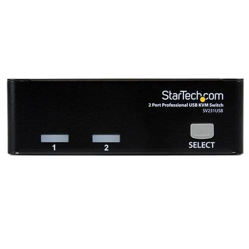 StarTech 2 Port USB KVM Switch Kit with Cables — vue 2