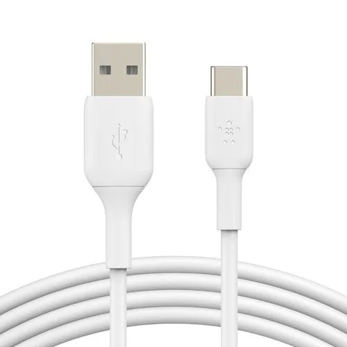 Belkin USB-A to USB-C Cable 2M White — vue 5