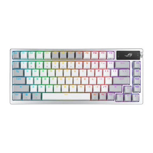 Asus ROG Azoth 75% - Mécanique - Sans-Fil - RGB - Blanc — vue 1