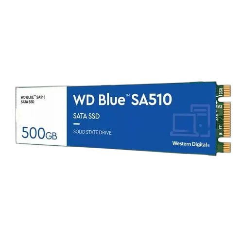 WD 500GB BLUE SSD M.2 SA510 2280 — vue 2