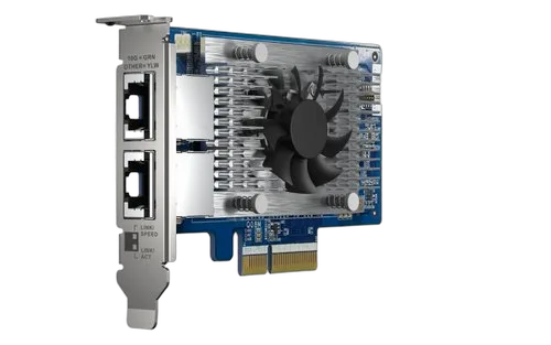 Qnap 2PORT 10GBASE-T 10GBE NWEXPCARD — vue 3