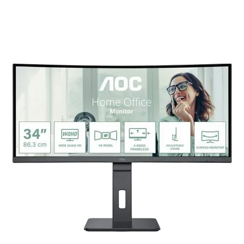 AOC CU34P3CV 34IN VA WQHD — vue 1