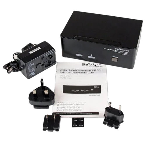 StarTech 2 Port DVI VGA Dual Monitor KVM Switch — vue 4
