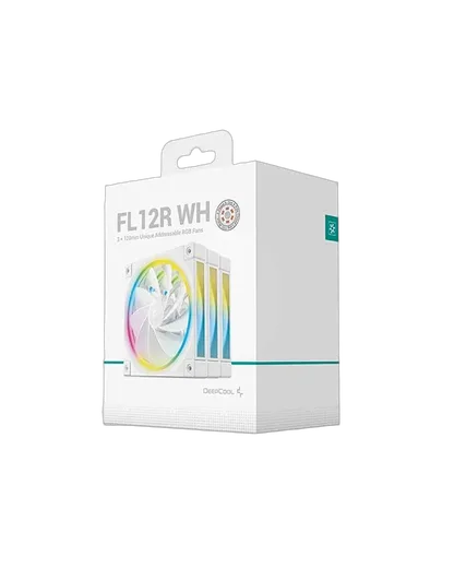 Deepcool FL12R 3IN1 - 120mm - PWM ARGB - Blanc — vue 4