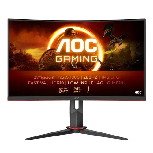 AOC New Curved G2 280Hz Fast VA with 1ms G — vue 1