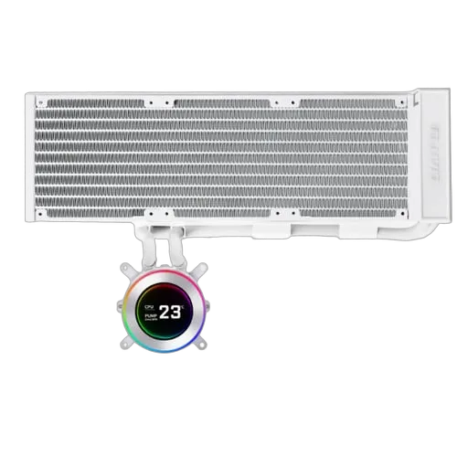 Lian-Li Hydroshift II LCD-C 360 Fanless ARGB Blanc — vue 1