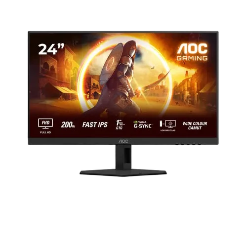 AOC 24G4HRE - 23.8" FHD 200Hz Fast-IPS 1ms G-Sync compatible — vue 1
