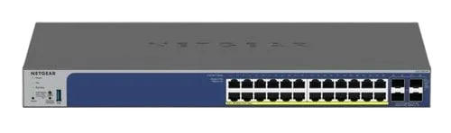 Netgear 24P GE SMART SWTH W/10G — vue 3
