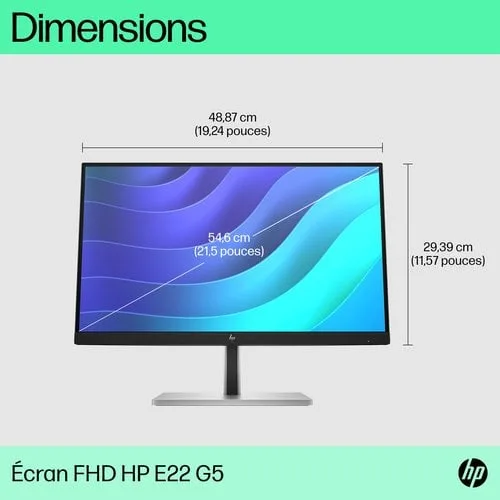 HP 21.5IN FULL HD 1920X1080 16:9 — vue 6