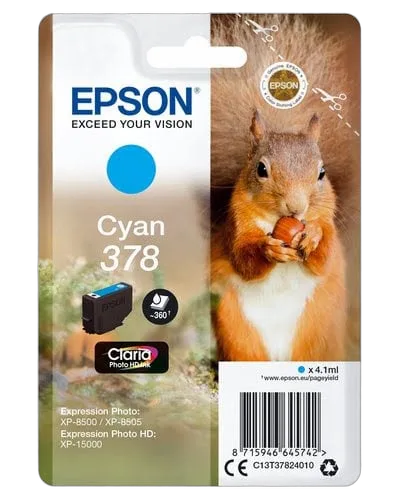 Epson - Cyan - C13T37824010 — vue 1