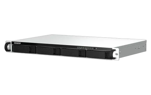 Qnap 1U 4Bay rackmount NAS Intel Clron N5105 — vue 3