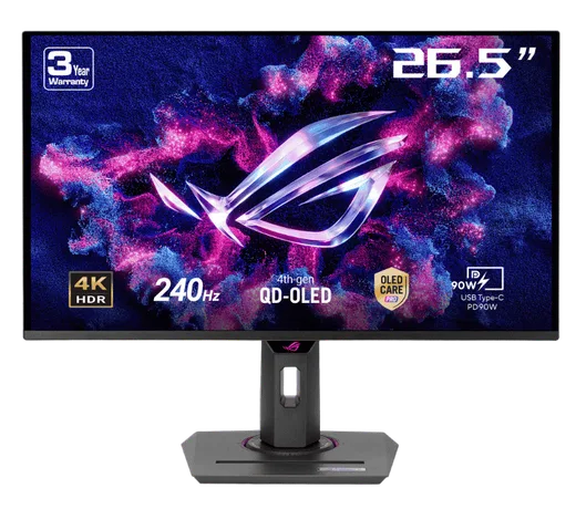 Asus ROG Strix OLED XG27UCDMG - 27" QD-OLED 4K 240Hz 0.03ms USB-C Compatible G-Sync — vue 1