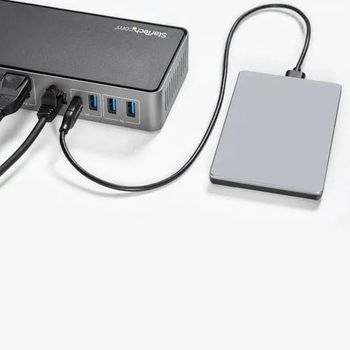 StarTech Hybrid USB-C USB-A Dock - Triple 4K 60Hz — vue 10