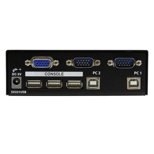 StarTech 2 Port USB KVM Switch Kit with Cables — vue 3