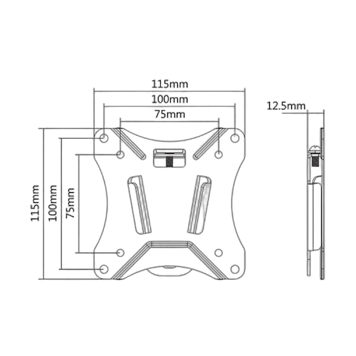NewStar NeoMounts Flat Screen Wall Mount fixed — vue 6