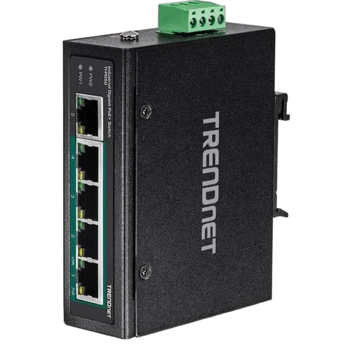 TrendNet 5-PORT INDUSTRIAL GIGABIT POE+ — vue 1