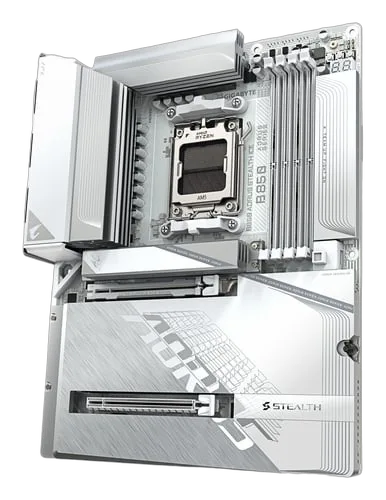 Gigabyte B850 AORUS STEALTH ICE — vue 5