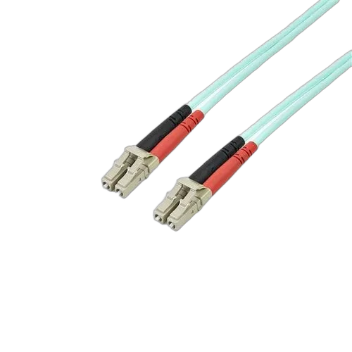 StarTech 3m Aqua MM 50/125 OM4 Fiber Optic Cable — vue 1