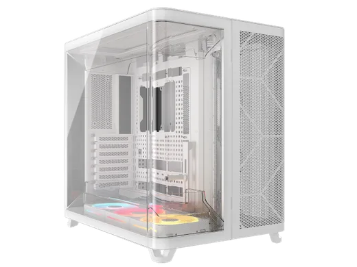 Corsair Air 5400 LX-R RGB Link Blanc - MT/Sans Alim/E-ATX — vue 1
