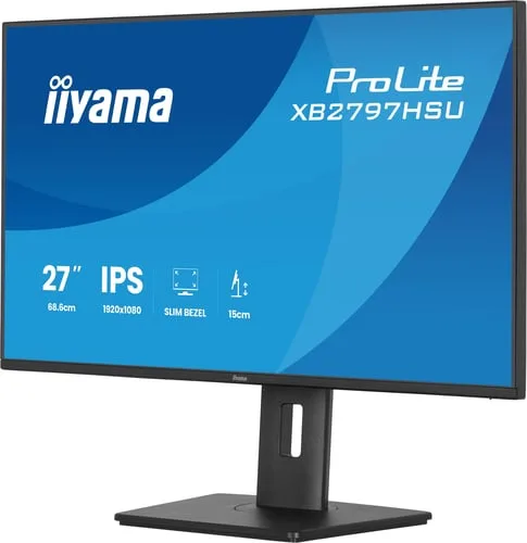 Iiyama Prolite XB2797HSU-B1 - 27" FHD 120Hz IPS 4ms Pivot Adaptive Sync — vue 4
