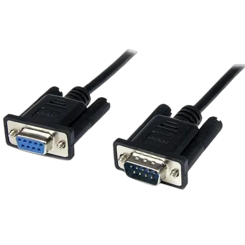 StarTech 1m Black DB9 RS232 Null Modem Cable F/M — vue 1