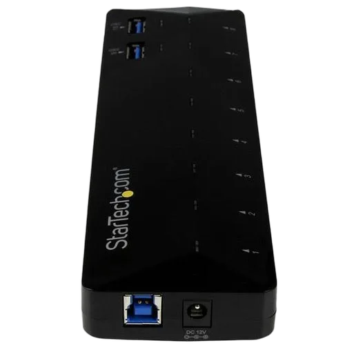 StarTech 10-Port USB 3.0 Hub w/Charge/Sync Ports — vue 3