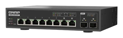 Qnap QSW-L3208-2C6T 6 ports 10Gbps 2 ports — vue 1