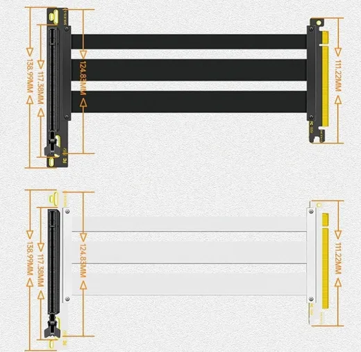 Compatible Riser 5.0 X16 - Blanc - 30cm — vue 3