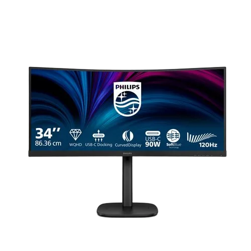 Philips 34B2U3600C/00 34" 21:9 Height Adjust — vue 3