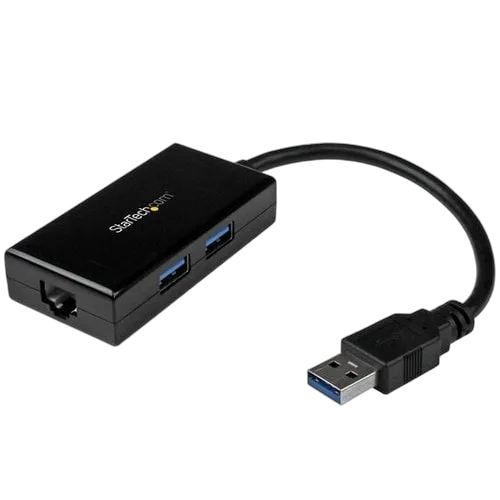 StarTech USB 3 to Gigabit Network Adapter & Hub — vue 1