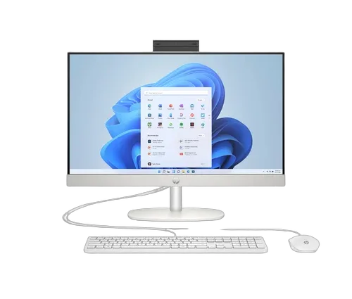 HP 24-cr0068nf - 23.8" FHD i3-N300 8Go 512Go W11 Blanc, vue 1