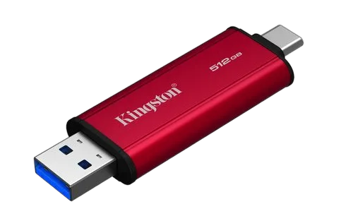 Kingston 512GB DUAL PORTABLE SSD USB-A/C — vue 4