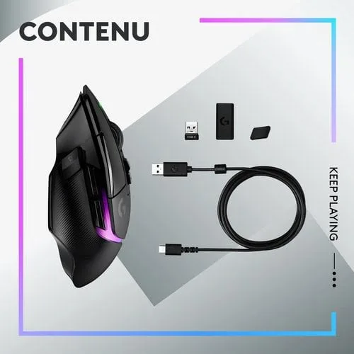 Logitech G502 X Plus - Sans-Fil - RGB - Noir — vue 17