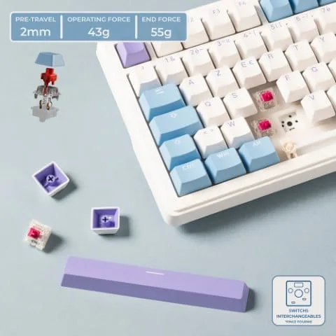 The G-LAB Keyz Elite 400 White Blue — vue 9