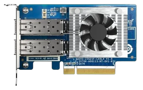 Qnap 2 PORT SFP28 25GBE NW EXP CARD — vue 2