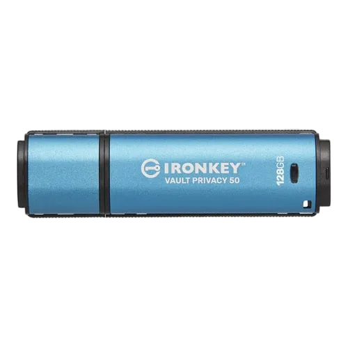 Kingston Clé 128Go USB 3.2 IronKey Vault Privacy 50 — vue 1