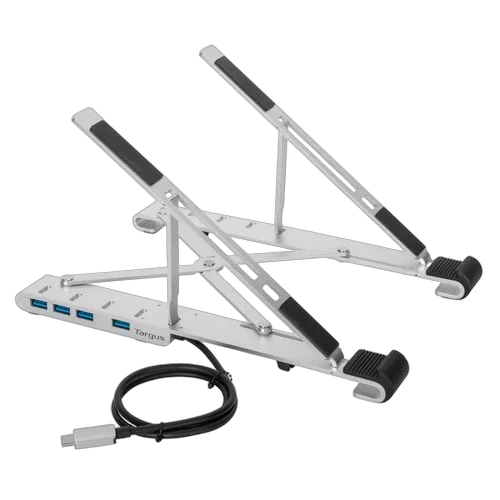 Targus Portable Stand+USB-A Hub Silver — vue 1
