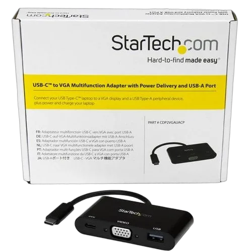 StarTech USB-C to VGA Multifunction Adapter - PD — vue 7
