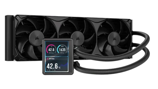 Corsair NAUTILUS II 360 RS LCD - 360mm - Noir — vue 1