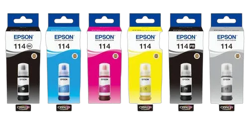 Epson Ink/114 EcoTank Pigment Black ink bottle — vue 3