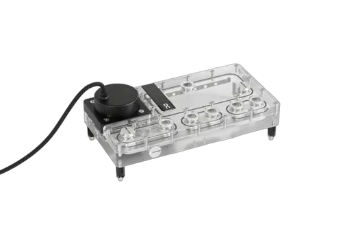 Alphacool Core Distro Plate 240 Droit V.2 avec pompe D5 Apex — vue 1