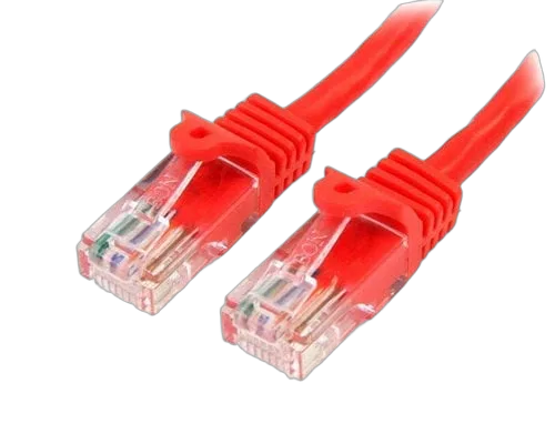 StarTech 3m Red Snagless UTP Cat5e Patch Cable — vue 1