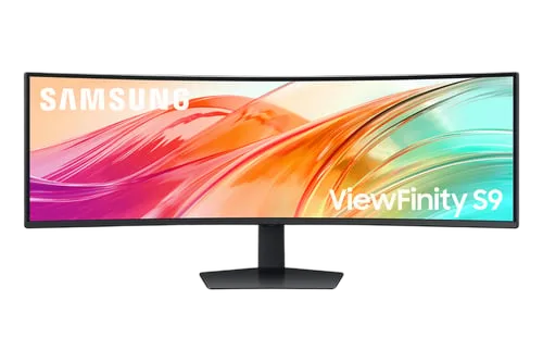 Samsung ViewFinity - 49" CURVE DQHD 120Hz USB-C KVM HP RJ45 — vue 1