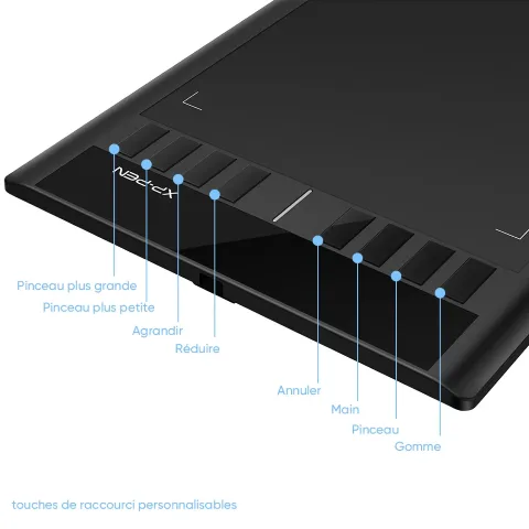 XPPEN Star03V2 STR03B - 5080LPI 10" Noir — vue 3