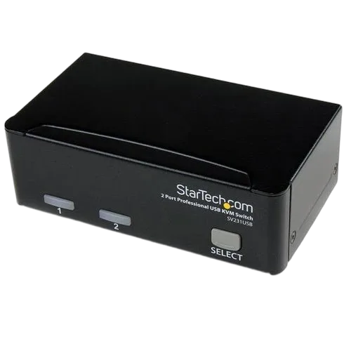 StarTech 2 Port USB KVM Switch Kit with Cables — vue 1