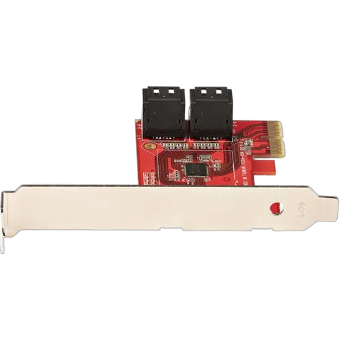 StarTech PCI-E - 4 Ports SATA - 4P6G-PCIE-SATA-CARD — vue 3