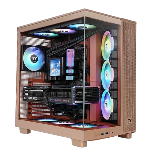 Thermaltake View 380 XL TG ARGB Gravel Sand - MT/Sans Alim/ATX — vue 1