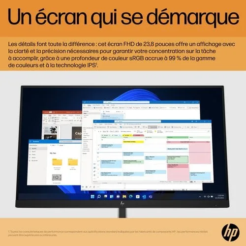 HP E24 G5 FHD — vue 7
