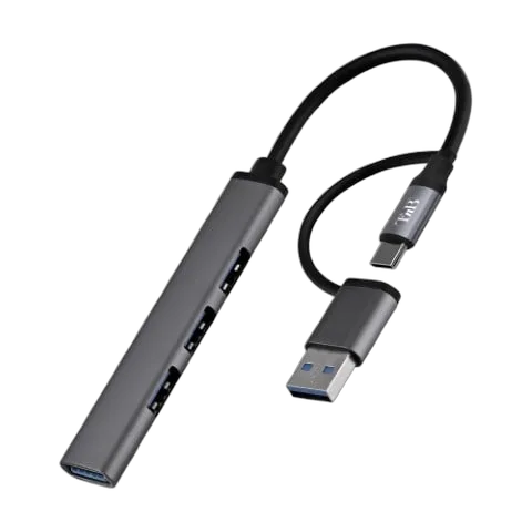 iClick Hub USB-A/USB-C/4 ports/Gris