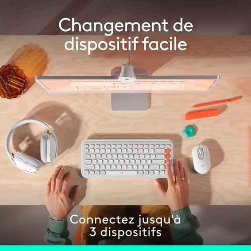 Logitech Pop - Sans fil - Blanc — vue 10